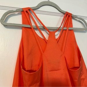 Orange Tank Top Blouse - size small
